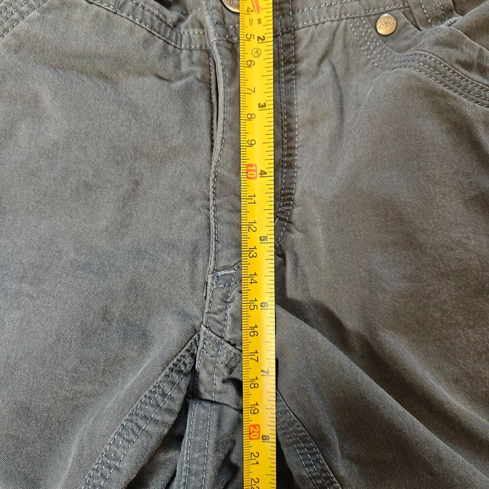 Kuhl womens hiking stretch pockets shorts womens 4 blue gray 6 pockets - Picture 8 of 9